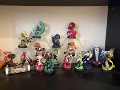 スプラトゥーン アミーボフィギュア 16体セット　おまけ付き