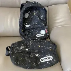 OUTDOOR スヌーピー　宇宙柄リュック 小型　アウトドア