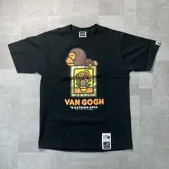 BAPE X VGM BABY MILO Tシャツ 黒 L ゴッホ コラボ 即完