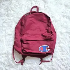 美品✨チャンピオン Champion リュック バックパック ワッペン ボルドーのサムネイル