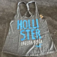 【未使用タグ付き】Hollisterホリスター タンクトップ　グレー　Mのサムネイル