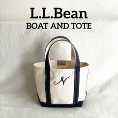 L.L.Bean ボートアンドトート USA製 N刺繍 キャンバス
