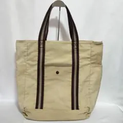 GAP ベージュ キャンバストートバッグ 大容量のサムネイル