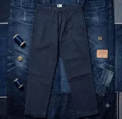 JAPAN BLUE JEANS 刺し子 藍染めパンツ イージーパンツのサムネイル