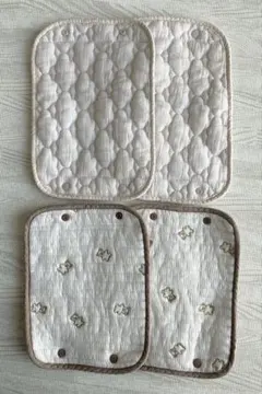 抱っこ紐用　カバー　キルティングパッド 4枚セット