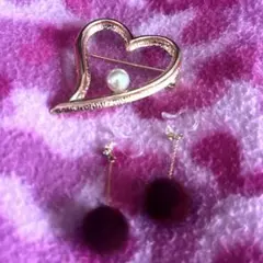 INGNIブローチ　イング　ファーイヤリング