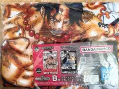 ワンピースカードゲーム　1番くじ　エース　カードデザインブランケット　B賞