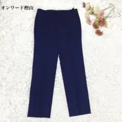 s.1377【オンワード樫山】メンズ スラックスパンツ ウール100％ スーツ