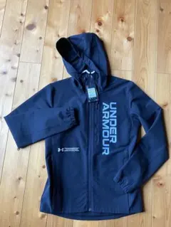 アンダーアーマーUAブラッシュドウーブン フルジップ フーディ(MEN）