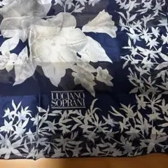 LUCIANO SOPRANI 花柄ストール