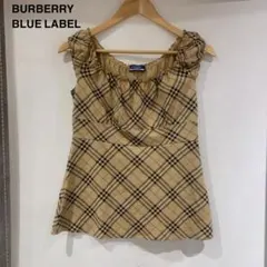 【M1】BURBERRY BLUE LABEL ノースリーブカットソー