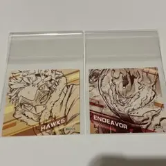 僕のヒーローアカデミア 原画展 スクエアステッカー トホークス エンデヴァー