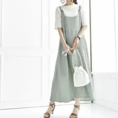 新品　THE SECRET BEAN キャミワンピース FREE SIZE
