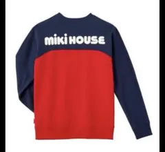 Miki House 赤・紺 トレーナー Sサイズのサムネイル