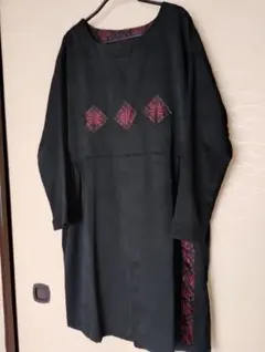 着物リメイク長袖チュニック