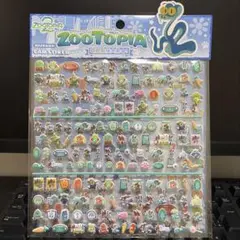 大容量！ズートピア　立体ステッカー　2枚つづり ZOOTOPIA