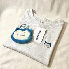 ポケモン｜カビゴン HoneysTシャツ＋カラビナ付きポーチセット