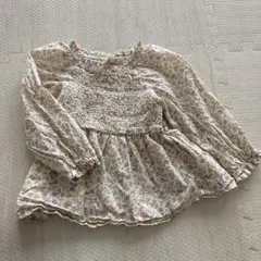 テータテート　teteatete 花柄長袖ブラウス　カットソー　薄手ロンT 95