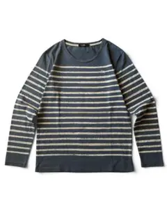 BURBERRY BLACK LABEL ボーダー ロングTシャツ