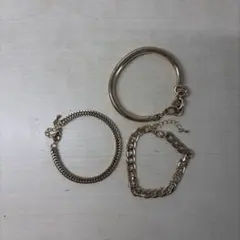 ゴールドカラー ブレスレット 3点セット