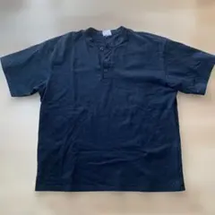 THE-MADE WEAR ヘンリーネック Tシャツ ブラック　フリークスストア