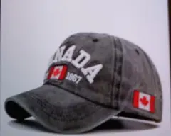 激安。新品！CANADAロゴお洒落な帽子。