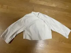 Ungrid ノーカラージャケット ホワイト