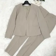 【洗える！】NATURAL BEAUTY BASIC パンツスーツセットアップ