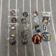 ジブリ 缶バッジ ピンバッジ 刺繍バッジ