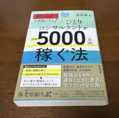 ひとりコンサルタントが年商5,000万円稼ぐ法