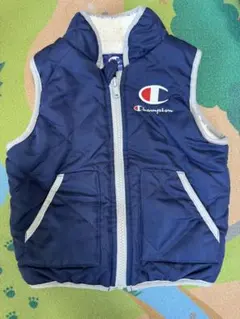 美品⭐︎Champion ネイビー ダウンベスト90cm