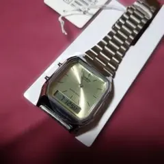 ✨新品✨カシオAQ-230A-9AMQYDFアナデジイエロー文字盤のサムネイル