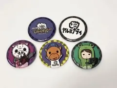 桃源暗鬼 矢颪碇 バニー 原作 缶バッジ メディコス ゴールド 4点