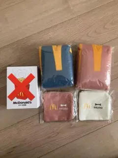 【新品・未使用】マクドナルド　福袋　ブランケット　コインポーチ