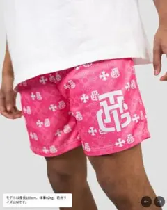 the hoop gang チャームピンク バスパン ショーツ 新品 Sのサムネイル