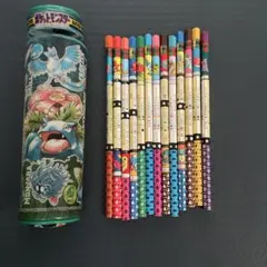 当時物　ポケモン　筒型ペンケース バトル鉛筆セット ミュウ ゼニガメ