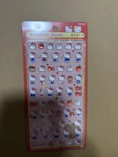 ボンボンドロップシールミニ ハローキティ レッド