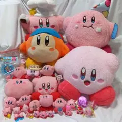 星のカービィ ぬいぐるみ　&　ストラップ　&　フィギュア　etc.　３４点