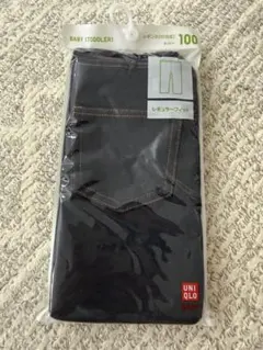 【未開封】ユニクロ　レギンス　10分丈　ネイビー　100cm