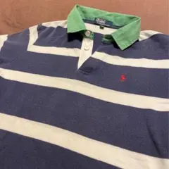 ラルフローレン RALPH LAUREN ワンポイント ボーダー ラガーシャツ