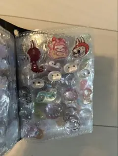 シール帳 まとめ売り 立体、ボンボンドロップシール多数 貼付済 中古