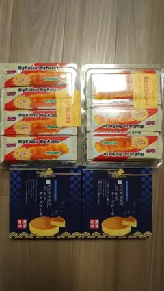 【お買得】駄菓子詰め合わせ ビッグカツ 60個チーズケーキ2個のサムネイル