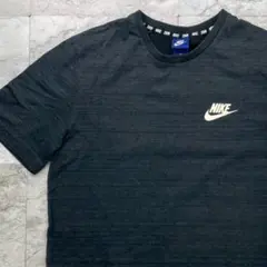 ナイキ　Tシャツ　メンズ　L　ブラック　半袖　プリントロゴ　コットン
