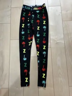 美品Zumba Fitness パームツリー柄　ヤシの木　パンツ　スパッツのサムネイル