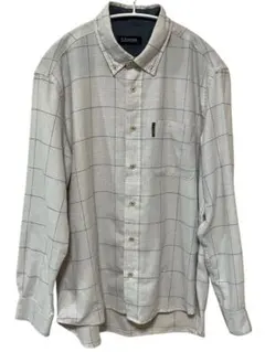 U.P renoma メンズ 長袖シャツ Lサイズ　ホワイト