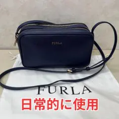 FURLA ショルダーバッグ ネイビー