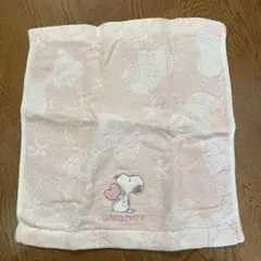 スヌーピー タオル ピンク