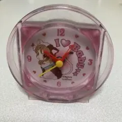I ♥ Baby 置時計 ピンク