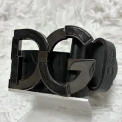 DOLCE & GABBANA ベルト　バックル　DC レザー　イタリア製