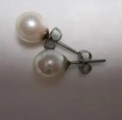 フォーマル用あこや真珠ピアス